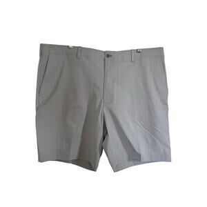 Nicklaus Eco Choice Men's Golf Shorts In Light Gray with 8-inch Inseam Size 40